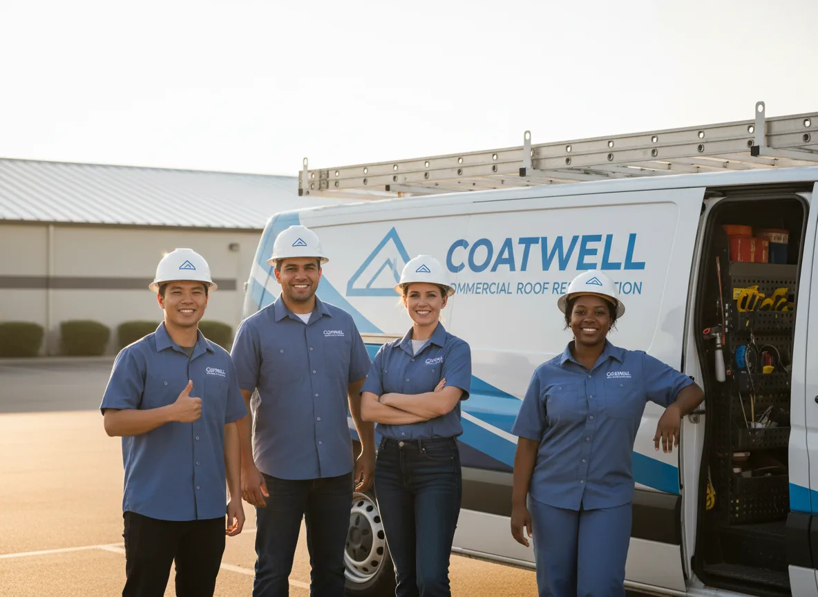 Commercial roof coating company in Ruby, NY